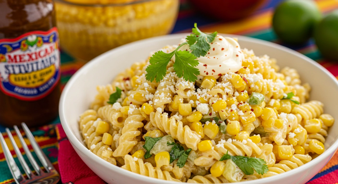 Mexican Street Corn Pasta Salad - tertiary view